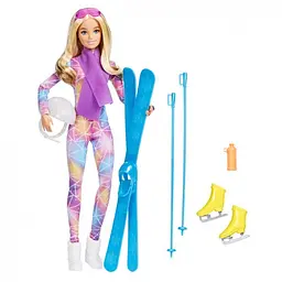 Лялька-лижниця Barbie Зимові види спорту, 30 см (HGM73) - мініатюра 2