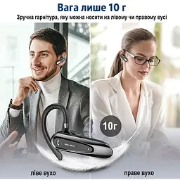 Гарнітура Bluetooth New Bee LC-B45 Gold + чохол - мініатюра 6