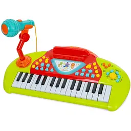 Дитяче ігрове піаніно Infunbebe LML7710(Red) з мікрофоном