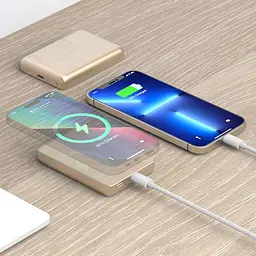 Павербанк ATRIA Magnetic Black 10 000 mAh / 15 Вт (WPD-W72G) - мініатюра 8