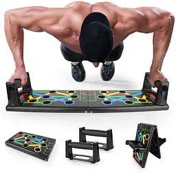Дошка упори для віджимань платформа для віджимань 14 в 1 Foldable Push Up Board - мініатюра 2