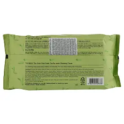 Серветки для обличчя Tony Moly The Chok Chok Green Tea Cleansing Tissue Очищення без змивання із зеленим чаєм 100 шт. - мініатюра 2