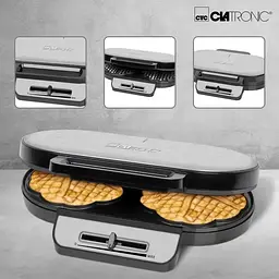 Вафельниця Clatronic WA 3745 c терморегулятором, 1200Вт - мініатюра 2