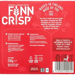 Уцінка. Сухарики житні Finn Crisp Original 200 г (28295) - мініатюра 4