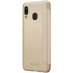 Чохол-книжка Nillkin Sparkle Leather Case Samsung Galaxy A30 Gold - мініатюра 3