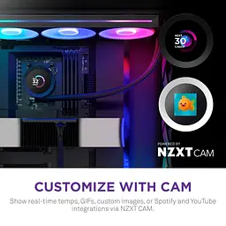 СВО NZXT Kraken Plus RGB V2 360mm Black (RL-KR360-B2) - мініатюра 4
