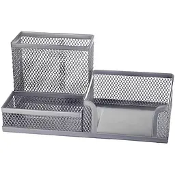 Підставка-органайзер Buromax 200x100x100 мм срібна (BM.6247-24)