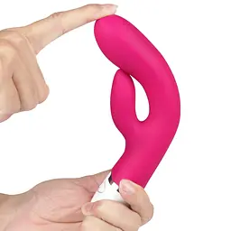 Вібратор-кролик Lovetoy Dreamer 20.5 см рожевий - мініатюра 7