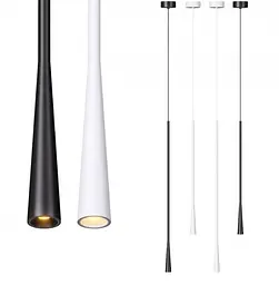 Світильник підвісний KLOODI DECO PE-SURMA600 7W 3K BK - мініатюра 2