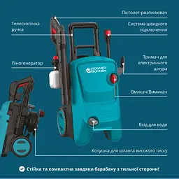 Мийка високого тиску Konner&Sohnen KS PW145V - мініатюра 9