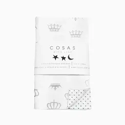 Комплект постільної білизни дитячий Cosas Crown & Dots 110 х 140 см (Корона_горох_115) - мініатюра 3