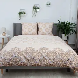 Комплект постільної білизни ТЕП Happy Sleep Debbi Brown двоспальний, бежевий - мініатюра 2