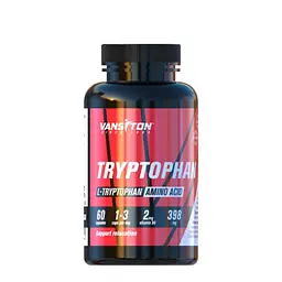 Амінокислота L-Tryptophan, 60 капсул Vansiton fit0018753