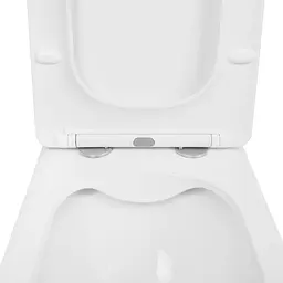 Унітаз-компакт Qtap Kalao безобідковий з сідінням Soft-close QT08221213AW - мініатюра 4