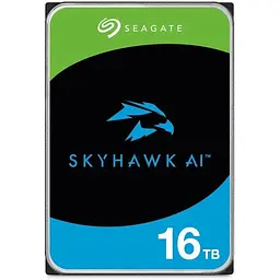 Накопичувач HDD SATA 16.0TB Seagate SkyHawk AI Surveillance 7200rpm 512MB (ST16000VE004)