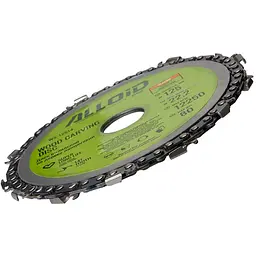 Диск пиляльний по дереву Alloid Building Tools ланцюговий 125х22.2 мм (WS-12514) - мініатюра 2