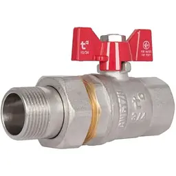 Кран кульовий Thermo Alliance "Американка" Standart 3/4" ВЗ прямий, PN40, метелик SD220W20