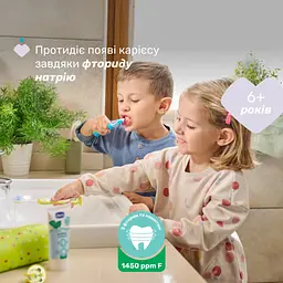 Дитяча зубна паста Chicco Солодка м'ята з фтором, від 6 років., 50 мл (12102.00) - мініатюра 4