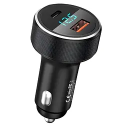 Автомобільний зарядний пристрій Remax RCC-215 Salo (2xUSB, 4.5A) Black (6972174159294)
