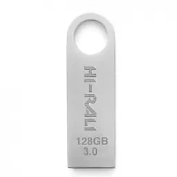 Флеш-накопичувач USB3.0 128GB Hi-Rali Shuttle Series Сріблястий (HI-128GB3SHSL)