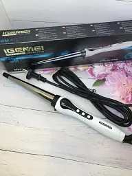 Професійна конусна плойка для локонів Gemei GM-403 - мініатюра 3