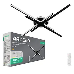 Світлодіодний накладний світильник Ardero AL6185-1ARD Mill 64 Вт чорний (80971) - мініатюра 11