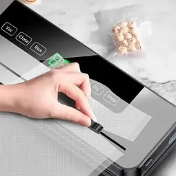 Вакууматор Rotex RVS-120-S SuperVac вакуумний пакувальник для вакуумного пакування продуктів 120 Вт Чорний - мініатюра 5