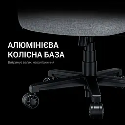 Крісло ігрове Anda Seat Phantom 3 Pro Size L Black Fabric (AD18YC-06-B-F) - мініатюра 10