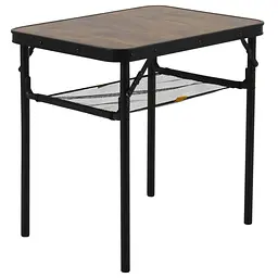 Складний стіл Bo-Camp Garland 60x45 cm Black/Wood look (1404195) - мініатюра 5