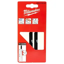 Полотна для лобзиків T118AHM MILWAUKEE, 50х 1,1мм, (2шт), (нержавіюча сталь)