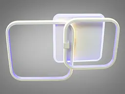 LED люстра стельова з пультом і підсвічуванням Diasha 7013/2WH LED 3color dimmer - мініатюра 2