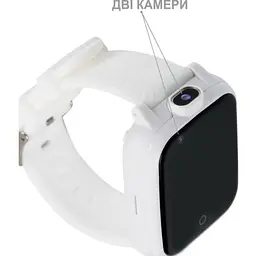 Дитячий смарт-годинник з відеодзвінком AmiGo GO006 GPS 4G WIFI VIDEOCALL White Білі - мініатюра 6