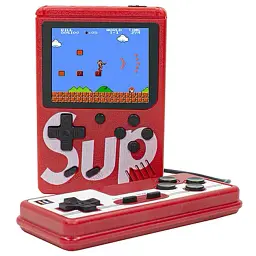 Портативна Ігрова приставка Game Box Sup 400 в 1, Консоль + Джойстик Red - мініатюра 5
