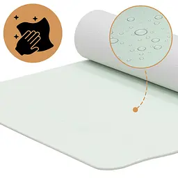 Килимок спортивний Actiget TPE 183 x 61 x 0.6 см для йоги та фітнесу ACT0024 Mint/Grey - мініатюра 9