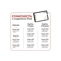 Стилус AirOn AirSens white for iPad (6126755813230) - мініатюра 8