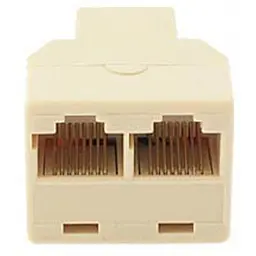Спліттер Atcom вита пара, UTP, 8P8C J-45 1port (female) to 2port (female) (12450) - мініатюра 2