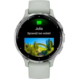Смарт-годинник Garmin Venu 3S Silver S. Steel Bezel w. Sage Grey Case and S. Band (010-02785-01) - мініатюра 3