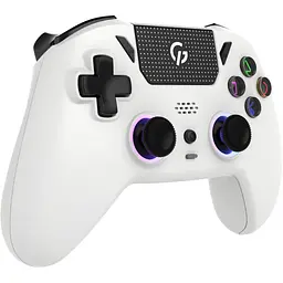 Геймпад GamePro із зарядною станцією 2.4G/BT 5.1/USB (Switch/PC/PS/iOS/Android) RGB White (GPS20W) - мініатюра 2