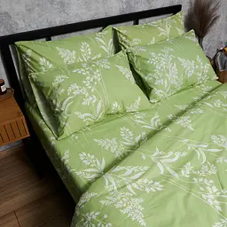 Комплект постільної білизни Moon&Star Бязь Gold Люкс Verdant Spring Полуторний Євро 160х220 наволочки 2х40х60 - мініатюра 2