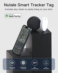 Bluetooth-трекер Nutale для Apple Find My, брелок для ключів iOS - мініатюра 6