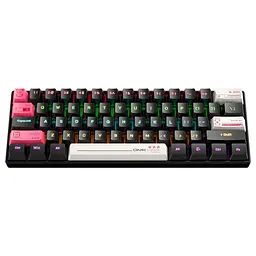 Ігрова дротова механічна клавіатура Onikuma G55 / Tea Switch / RGB / 60% / Black
