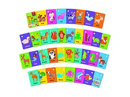 Гра настільна VLADI TOYS картки на кільці англійська Світ тварин VT5000-15 - мініатюра 2