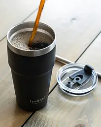 Бутылка Smart Shake Bohtal Insulated Travel Mug 600 мл, Black - мініатюра 5