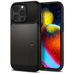 Оригінальний протиударний чохол Spigen Slim Armor для Apple Iphone 13 Pro (6.1") Gunmetal ACS03303 - мініатюра 3
