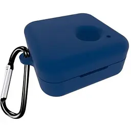 Чохол-накладка DK Silicone Candy Friendly з карабіном для Nothing Ear (1) (dark blue)