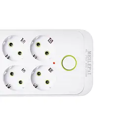 Мережевий фільтр-подовжувач SMART 6 розеток 5 USB 5 метрів, білий Yiwu HP-5-25 - мініатюра 18