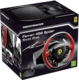 Ігрове кермо з педалями Thrustmaster Ferrari 458 Spider (4460105) [72428] - мініатюра 7