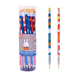 Олівці графітні Yes з гумкою в тубі Miffy 36 шт 2 дизайни (280688) в асортименті