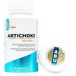Комплекс All be Ukraine Artichoke Extract+ для печінки з артишоком 60 капсул (ABU-02012) - мініатюра 4