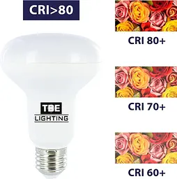 Світлодіодна світлодіодна лампа R80 TBE LIGHTING 15 Вт - стандартне гвинтове кріплення E27, еквівалентна енергозберігаюча - мініатюра 4